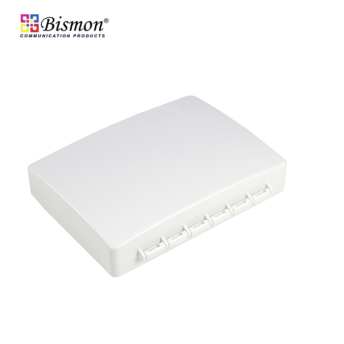 FTTH box กล่องพักสาย 4Ports Optical Fiber socket FTTX ODF box(กล่องเปล่า)